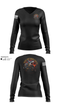 MESG-1 DET GUAM TEAM 707 33362717 Women's Long Sleeve V-neck Shirt - 21