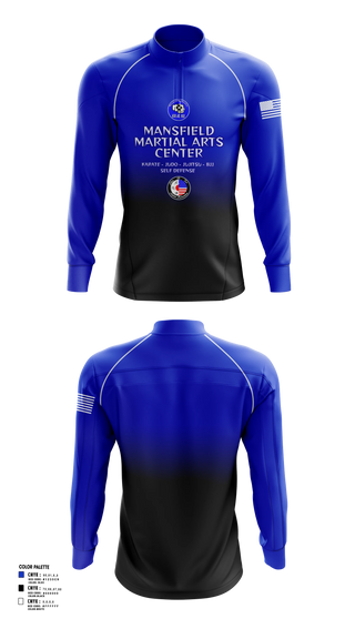 Quarter Zip Jacket, Mansfield Martial Arts Center, , Teamtime, Team time, sublimation, custom sports apparel, team uniforms, spirit wear, spiritwear, sports uniforms, custom shirts, team store, custom team store, fundraiser sports, apparel fundraiser