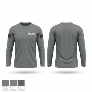 Long Sleeve Performance Shirt, Hobart Police Department, Police, Teamtime, Team time, sublimation, custom sports apparel, team uniforms, spirit wear, spiritwear, sports uniforms, custom shirts, team store, custom team store, fundraiser sports, apparel fundraiser