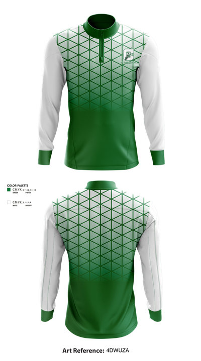 West Tallahatchie Choctaws Basketball 48845292 Quarter Zip Jacket - 1