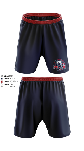 Athletic Shorts With Pockets, Polar Select, Ice Hockey, Teamtime, Team time, sublimation, custom sports apparel, team uniforms, spirit wear, spiritwear, sports uniforms, custom shirts, team store, custom team store, fundraiser sports, apparel fundraiser