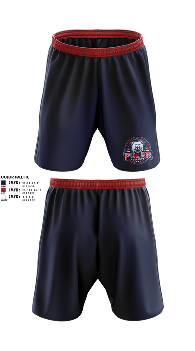 Polar Select 6620869 Athletic Shorts With Pockets - 1