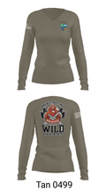 N.Bryan 87506292 Women's Long Sleeve V-neck Shirt - 11