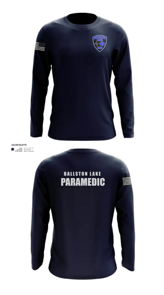 Long Sleeve Performance Shirt, Ballston Lake EMS, Fire Department, Teamtime, Team time, sublimation, custom sports apparel, team uniforms, spirit wear, spiritwear, sports uniforms, custom shirts, team store, custom team store, fundraiser sports, apparel fundraiser