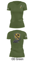 3227 aircav 53479323 Women's Short Sleeve V-neck Shirt - 48