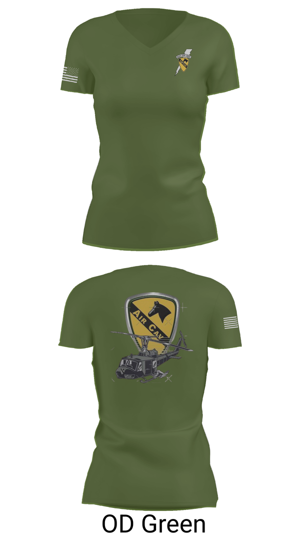 Womens Short Sleeve Vneck Shirt, 3227 aircav, Army, Teamtime, Team time, sublimation, custom sports apparel, team uniforms, spirit wear, spiritwear, sports uniforms, custom shirts, team store, custom team store, fundraiser sports, apparel fundraiser