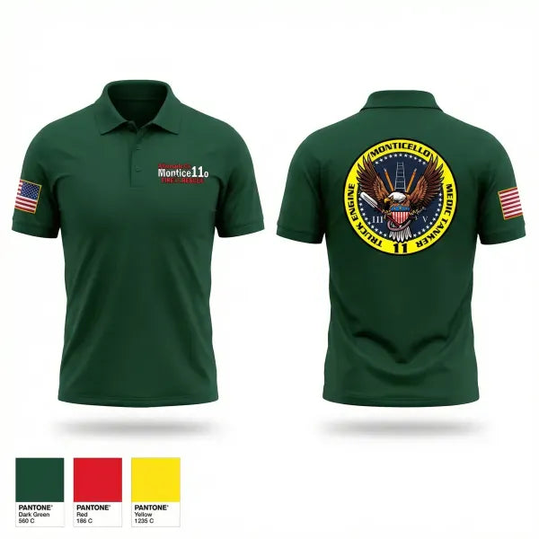 Short Sleeve Performance Polo, Albemarle County Fire Rescue, Fire Department, Teamtime, Team time, sublimation, custom sports apparel, team uniforms, spirit wear, spiritwear, sports uniforms, custom shirts, team store, custom team store, fundraiser sports, apparel fundraiser