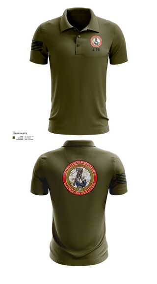 Short Sleeve Performance Polo, IOC 4-26, Marines, Teamtime, Team time, sublimation, custom sports apparel, team uniforms, spirit wear, spiritwear, sports uniforms, custom shirts, team store, custom team store, fundraiser sports, apparel fundraiser