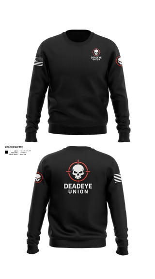 Crew Neck Sweatshirt, DEADEYE UNION, , Teamtime, Team time, sublimation, custom sports apparel, team uniforms, spirit wear, spiritwear, sports uniforms, custom shirts, team store, custom team store, fundraiser sports, apparel fundraiser
