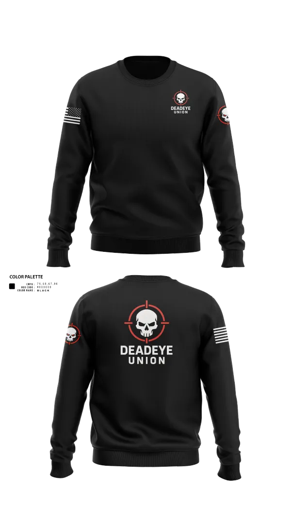 Crew Neck Sweatshirt, DEADEYE UNION, , Teamtime, Team time, sublimation, custom sports apparel, team uniforms, spirit wear, spiritwear, sports uniforms, custom shirts, team store, custom team store, fundraiser sports, apparel fundraiser
