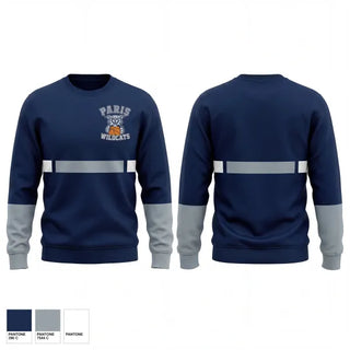 Crew Neck Sweatshirt, Paris Junior High, Men's Basketball, Teamtime, Team time, sublimation, custom sports apparel, team uniforms, spirit wear, spiritwear, sports uniforms, custom shirts, team store, custom team store, fundraiser sports, apparel fundraiser