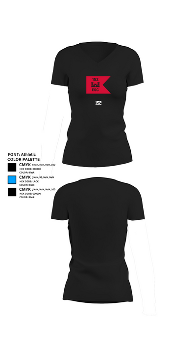 152 ESC Women's Short Sleeve V-neck Shirt - 24