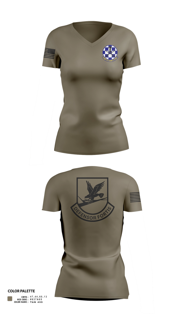 Womens Short Sleeve Vneck Shirt, 19th Security Forces Squadron, Air Force, Teamtime, Team time, sublimation, custom sports apparel, team uniforms, spirit wear, spiritwear, sports uniforms, custom shirts, team store, custom team store, fundraiser sports, apparel fundraiser