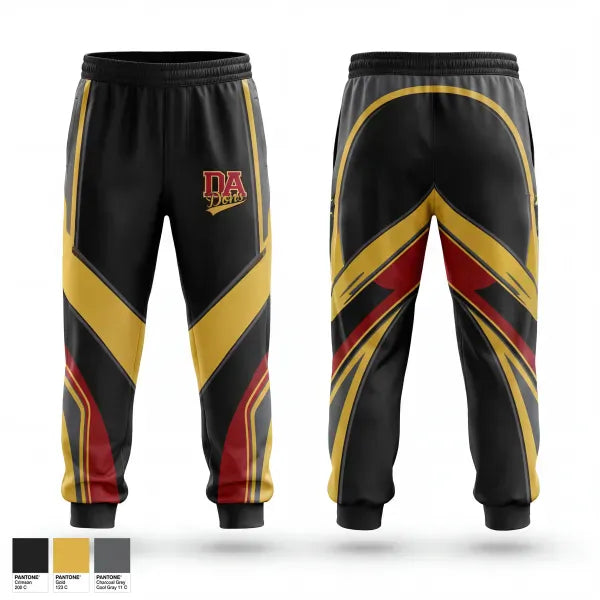 Sweatpants, DeAnza High School Dons, Track & Field, Teamtime, Team time, sublimation, custom sports apparel, team uniforms, spirit wear, spiritwear, sports uniforms, custom shirts, team store, custom team store, fundraiser sports, apparel fundraiser