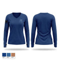 Sharon Ambulance Women's Long Sleeve V-neck Shirt - 1