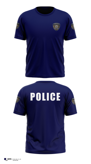 Old School Cotton Shirt, Cresco Police Department, Police, Teamtime, Team time, sublimation, custom sports apparel, team uniforms, spirit wear, spiritwear, sports uniforms, custom shirts, team store, custom team store, fundraiser sports, apparel fundraiser