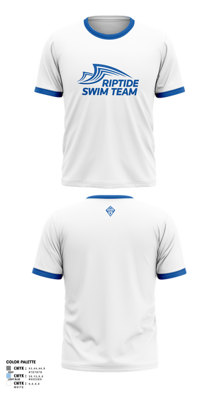 Old School Cotton Feel Shirt, Riptide Swim Team, Swimming, Teamtime, Team time, sublimation, custom sports apparel, team uniforms, spirit wear, spiritwear, sports uniforms, custom shirts, team store, custom team store, fundraiser sports, apparel fundraiser