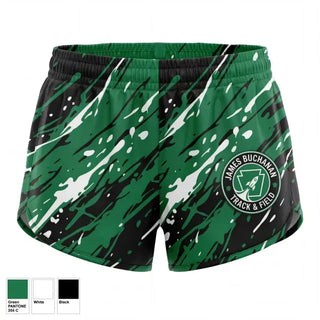 Womens Shorts, James Buchanan High School Track & Field, Track & Field, Teamtime, Team time, sublimation, custom sports apparel, team uniforms, spirit wear, spiritwear, sports uniforms, custom shirts, team store, custom team store, fundraiser sports, apparel fundraiser