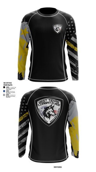 Long Sleeve Rash Guard Shirt, WTXC Fight Club, , Teamtime, Team time, sublimation, custom sports apparel, team uniforms, spirit wear, spiritwear, sports uniforms, custom shirts, team store, custom team store, fundraiser sports, apparel fundraiser