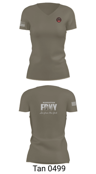 Womens Short Sleeve Vneck Shirt, Manhattan Fire Dispatch, Fire Department, Teamtime, Team time, sublimation, custom sports apparel, team uniforms, spirit wear, spiritwear, sports uniforms, custom shirts, team store, custom team store, fundraiser sports, apparel fundraiser