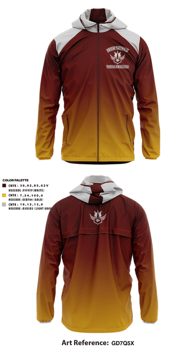 Iron Spikes Track & Field Club 34200825 Windbreaker - 23