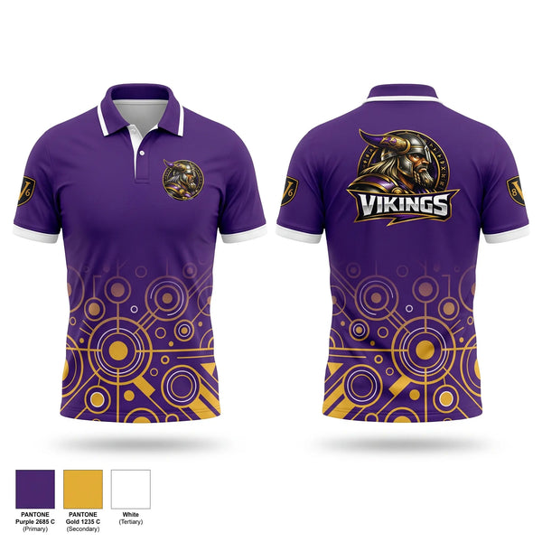 Short Sleeve Performance Polo, Tarboro High Vikings, , Teamtime, Team time, sublimation, custom sports apparel, team uniforms, spirit wear, spiritwear, sports uniforms, custom shirts, team store, custom team store, fundraiser sports, apparel fundraiser