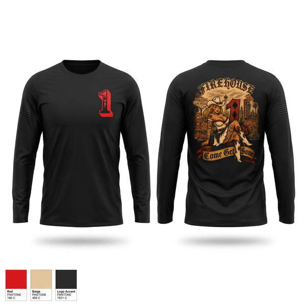 Long Sleeve Performance Shirt, Station 1, Fire Department, Teamtime, Team time, sublimation, custom sports apparel, team uniforms, spirit wear, spiritwear, sports uniforms, custom shirts, team store, custom team store, fundraiser sports, apparel fundraiser