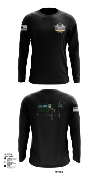 Long Sleeve Performance Shirt, 182nd Field Artillery, Army, Teamtime, Team time, sublimation, custom sports apparel, team uniforms, spirit wear, spiritwear, sports uniforms, custom shirts, team store, custom team store, fundraiser sports, apparel fundraiser