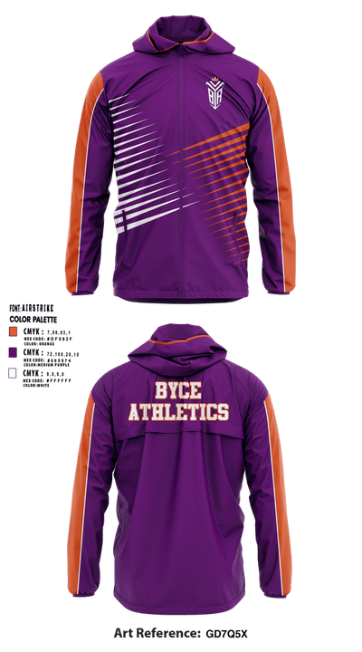 BYCE ATHLETICS 18631614 Windbreaker - 2