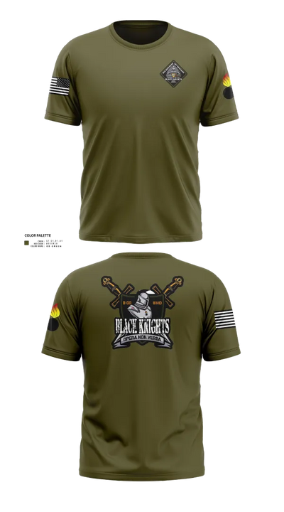B Co 832nd OD BN 19793865 Short Sleeve Performance Shirt - 22