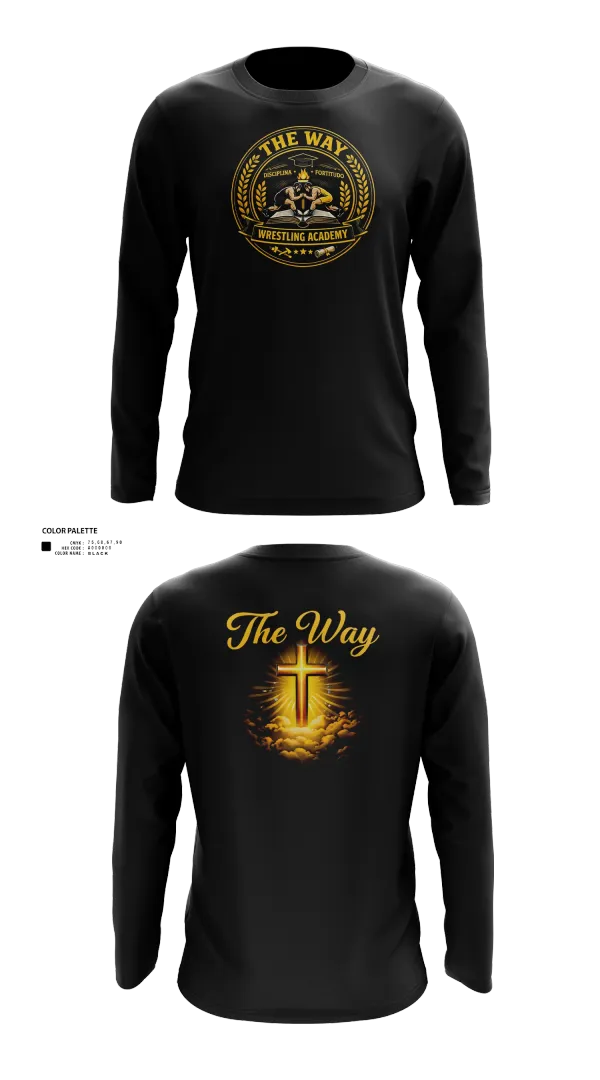 Long Sleeve Performance Shirt, The Way, Wrestling, Teamtime, Team time, sublimation, custom sports apparel, team uniforms, spirit wear, spiritwear, sports uniforms, custom shirts, team store, custom team store, fundraiser sports, apparel fundraiser