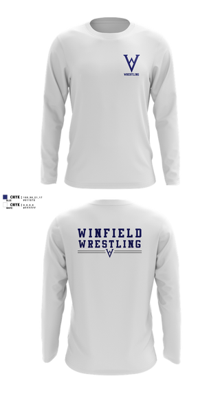 Long Sleeve Performance Shirt, Winfield Youth Wrestling Club, Wrestling, Teamtime, Team time, sublimation, custom sports apparel, team uniforms, spirit wear, spiritwear, sports uniforms, custom shirts, team store, custom team store, fundraiser sports, apparel fundraiser