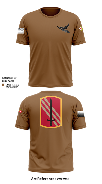 196th BDE SIG CO 21636857 Short Sleeve Performance Shirt - 100