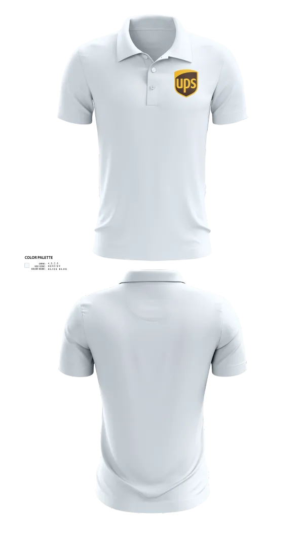 Short Sleeve Performance Polo, UPS, , Teamtime, Team time, sublimation, custom sports apparel, team uniforms, spirit wear, spiritwear, sports uniforms, custom shirts, team store, custom team store, fundraiser sports, apparel fundraiser