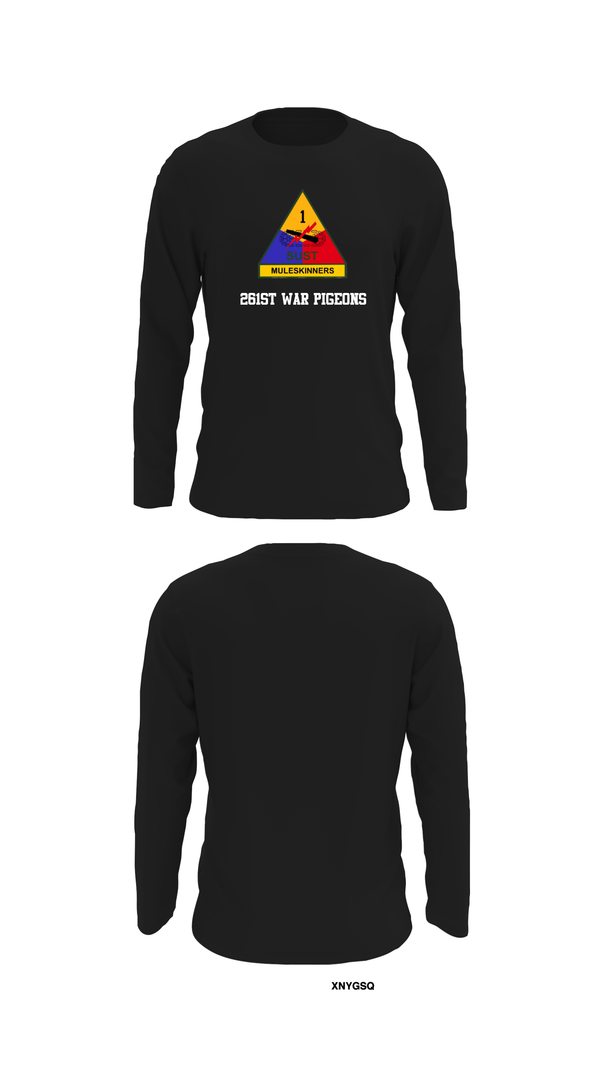 Long Sleeve Performance Shirt, 261st War Pigeons, Army, Teamtime, Team time, sublimation, custom sports apparel, team uniforms, spirit wear, spiritwear, sports uniforms, custom shirts, team store, custom team store, fundraiser sports, apparel fundraiser