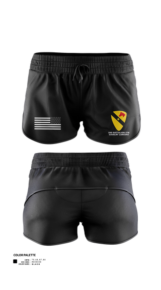 Ranger Panties, 2-5 Cav Lancers, Army, Teamtime, Team time, sublimation, custom sports apparel, team uniforms, spirit wear, spiritwear, sports uniforms, custom shirts, team store, custom team store, fundraiser sports, apparel fundraiser