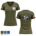 Cambridge SRT Women's Short Sleeve V-neck Shirt - 1
