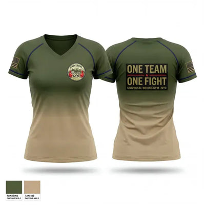 Universal Boxing Gym 90874123 Women's Short Sleeve V-neck Shirt - 1
