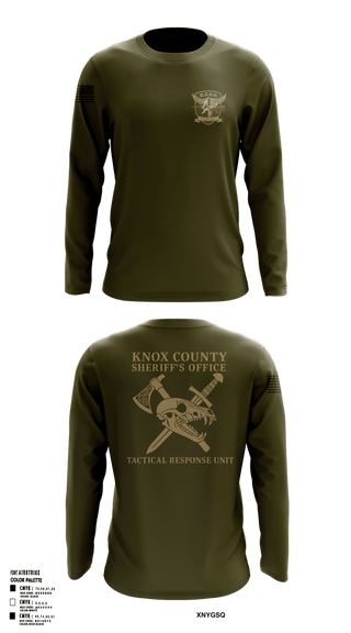 Long Sleeve Performance Shirt, KNOX COUNTY SHERIFF’S OFFICE TACTICAL RESPONSE UNIT, Police, Teamtime, Team time, sublimation, custom sports apparel, team uniforms, spirit wear, spiritwear, sports uniforms, custom shirts, team store, custom team store, fundraiser sports, apparel fundraiser