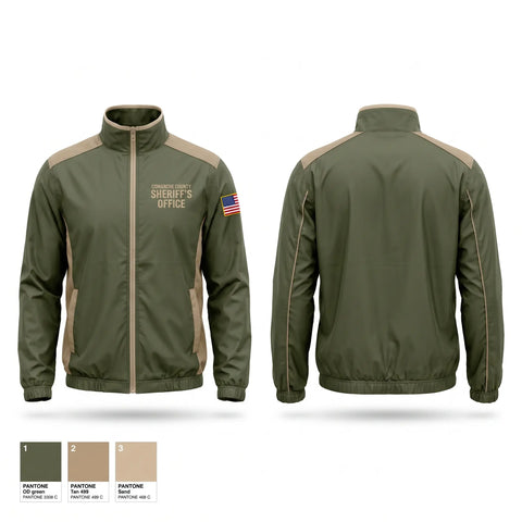 Windbreaker, Comanche County Sheriffs Office, Police, Teamtime, Team time, sublimation, custom sports apparel, team uniforms, spirit wear, spiritwear, sports uniforms, custom shirts, team store, custom team store, fundraiser sports, apparel fundraiser