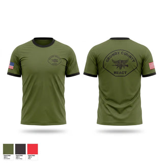 Short Sleeve Performance Shirt, Grundy County REACT, Police, Teamtime, Team time, sublimation, custom sports apparel, team uniforms, spirit wear, spiritwear, sports uniforms, custom shirts, team store, custom team store, fundraiser sports, apparel fundraiser