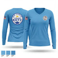 Pinkerton Academy AFJROTC 7397419 Women's Long Sleeve V-neck Shirt - 1