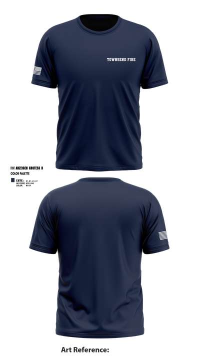 Townsend Fire 89948287 Short Sleeve Performance Shirt - 1