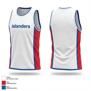 Mens Basketball Jersey, Islanders, Men's Basketball, Teamtime, Team time, sublimation, custom sports apparel, team uniforms, spirit wear, spiritwear, sports uniforms, custom shirts, team store, custom team store, fundraiser sports, apparel fundraiser