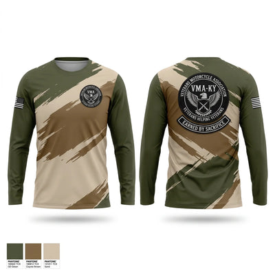 Veterans Motorcycle Association Long Sleeve Performance Shirt - 1