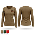 217th Transportation Co. Women's Long Sleeve V-neck Shirt - 1