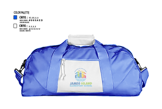Duffle Bag, James Island Elementary School, Spirit Store, Teamtime, Team time, sublimation, custom sports apparel, team uniforms, spirit wear, spiritwear, sports uniforms, custom shirts, team store, custom team store, fundraiser sports, apparel fundraiser