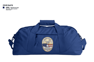 Duffle Bag, Kimberly-Hansen Police Department, Police, Teamtime, Team time, sublimation, custom sports apparel, team uniforms, spirit wear, spiritwear, sports uniforms, custom shirts, team store, custom team store, fundraiser sports, apparel fundraiser