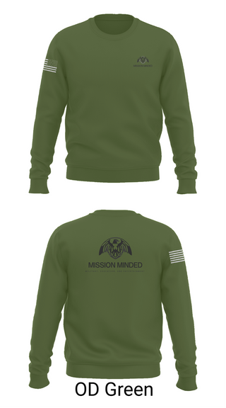 Crew Neck Sweatshirt, Mission Minded, , Teamtime, Team time, sublimation, custom sports apparel, team uniforms, spirit wear, spiritwear, sports uniforms, custom shirts, team store, custom team store, fundraiser sports, apparel fundraiser