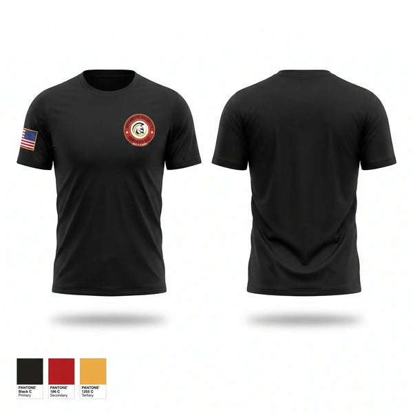 Short Sleeve Performance Shirt, Myrmidon Security Services LLC., Police, Teamtime, Team time, sublimation, custom sports apparel, team uniforms, spirit wear, spiritwear, sports uniforms, custom shirts, team store, custom team store, fundraiser sports, apparel fundraiser